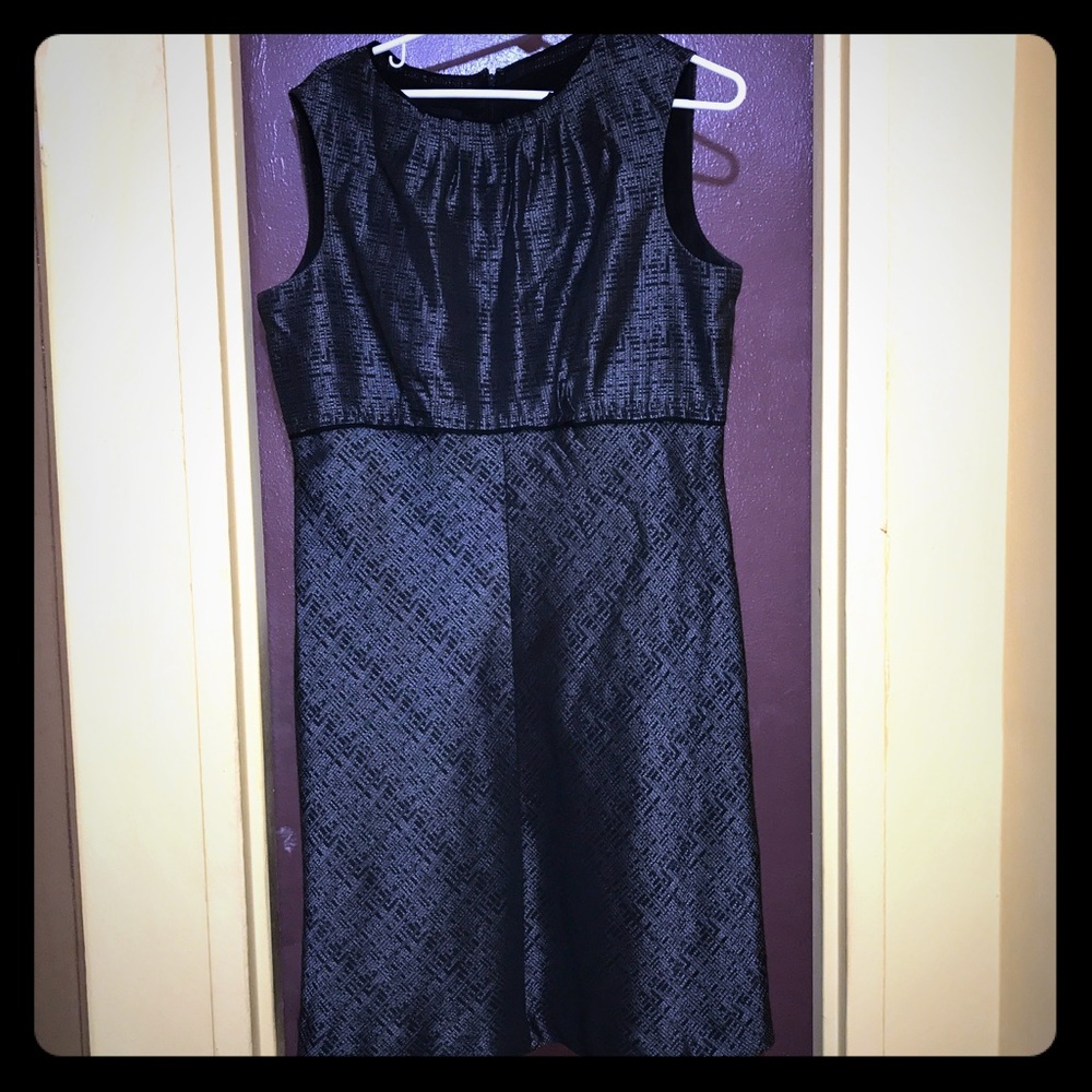 Anne Klein metallic day to evening dress